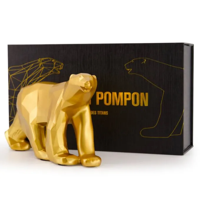 Ours Pompon x Orlinski - Or mat