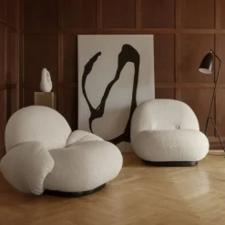 Pacha Lounge Chair pivotante avec accoudoirs