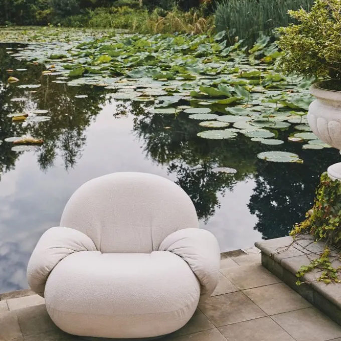 Pacha Outdoor Lounge Chair avec accoudoirs