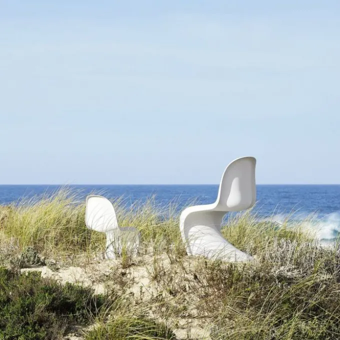 Panton Chair - blanc - Lot de 4