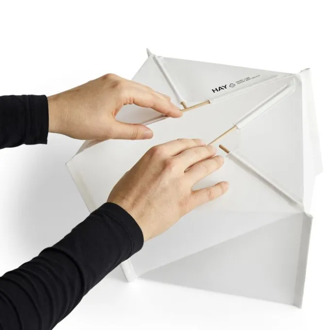Paper tube lampe de table