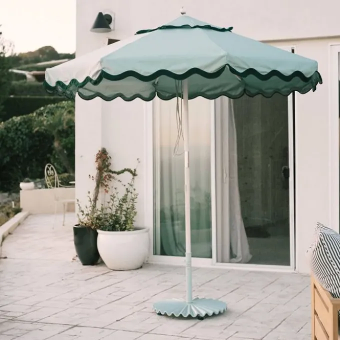 Pied de parasol Camshell base