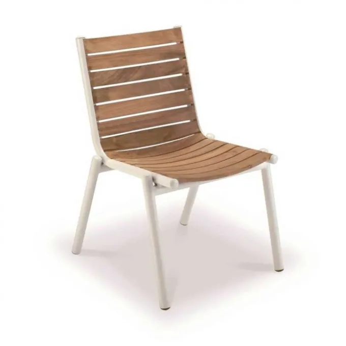 Pilotis chaise teck
