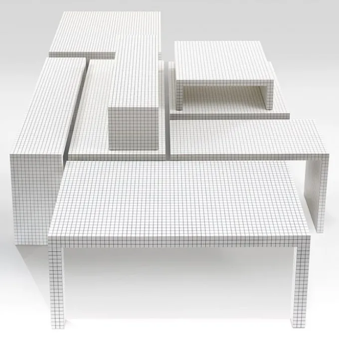 Quaderna 656 Table Basse