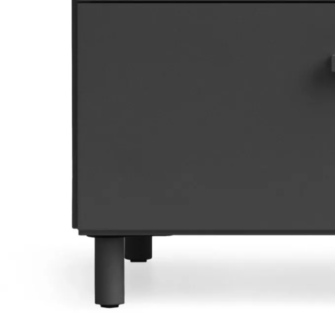 Relief Chest of drawers, tall with legs