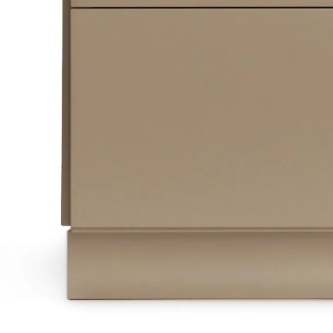 Relief Chest of drawers, tall with plinth