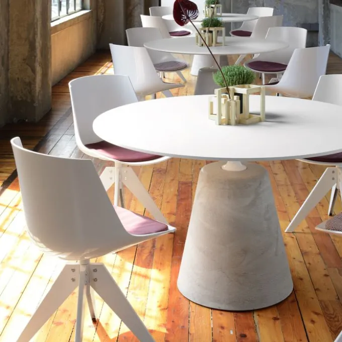 Rock Table Bois Laqué