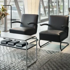 S 411 fauteuil + ottoman
