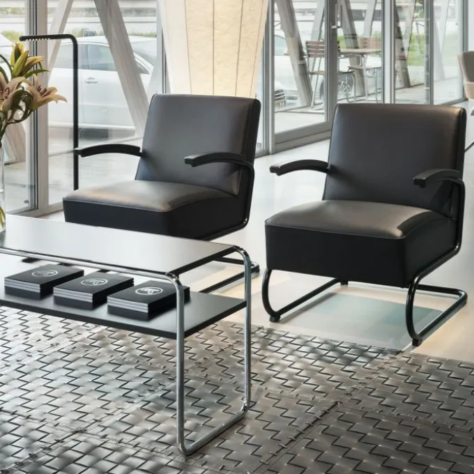 S 411 fauteuil + ottoman