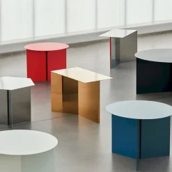 Slit Table rectangle miroir