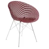 Smatrik chaise - Prune/Chrome (Outlet)