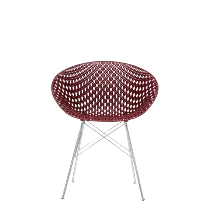 Smatrik chaise - Prune/Chrome (Outlet)