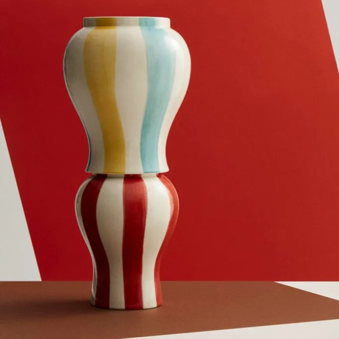 Sobremesa Stripe Vase