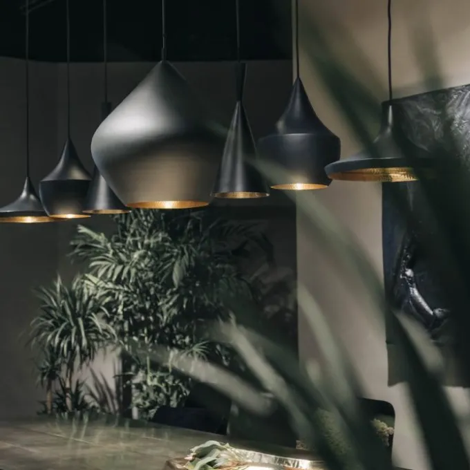 Suspension Beat Stout LED - Noir