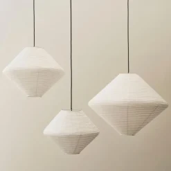 Suspension Paper Shade Diamond
