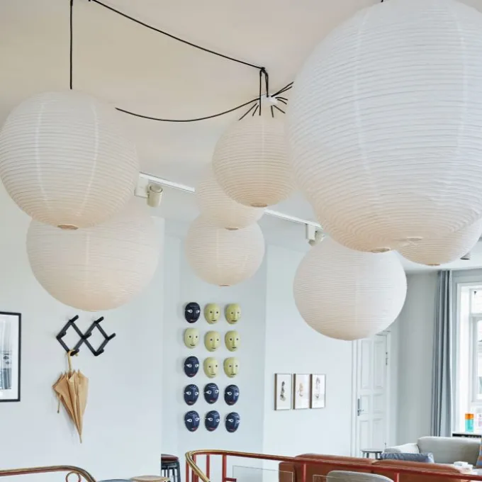 Suspension Paper Shade Round