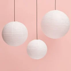 Suspension Paper Shade Round
