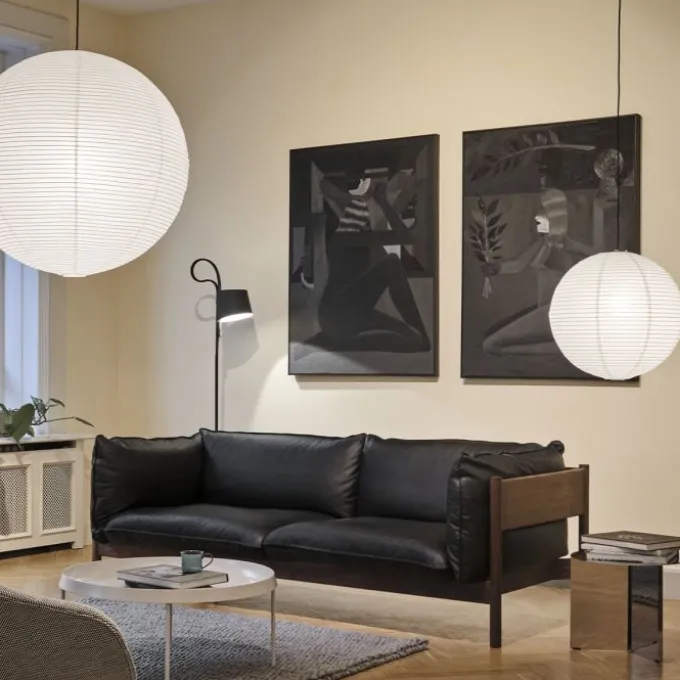 Suspension Paper Shade Round