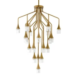 Suspension Patrona LED - Or satiné (Outlet)