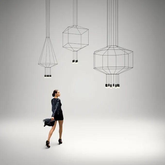Suspension Wireflow - Modèle 3