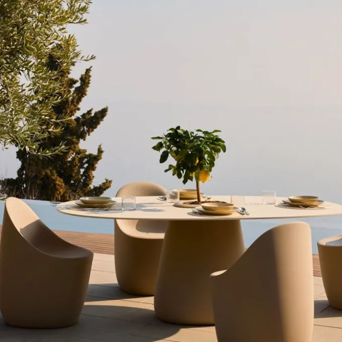 Table avec seau Cobble