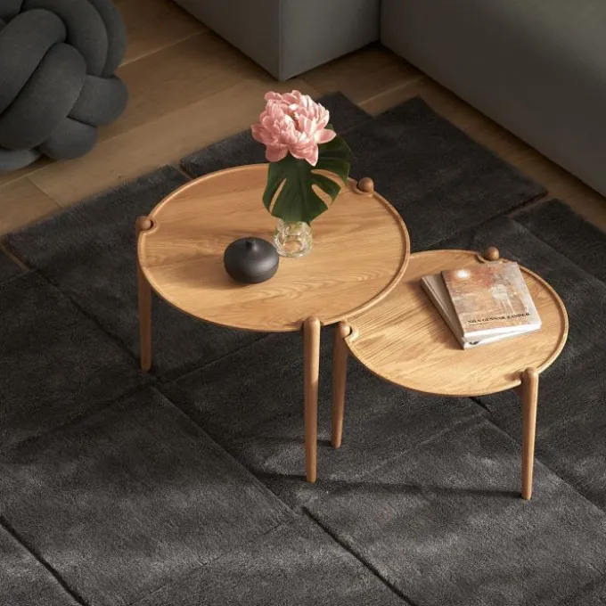 Table basse Aria Diam. 60 cm - Chêne (Outlet)