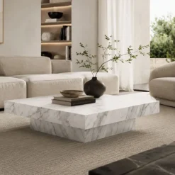 Table basse Crisp - 100x100 cm
