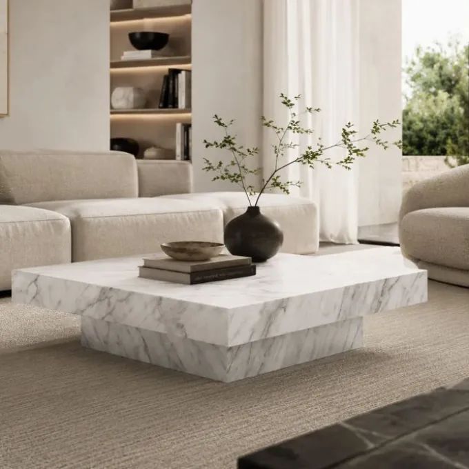 Table basse Crisp - 100x100 cm