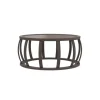 Table basse Loto 80 cm - Chêne fumé (Outlet)