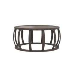 Table basse Loto 80 cm - Chêne fumé (Outlet)