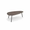 Table basse Terramare - Grande - Noir / Emperador (Outlet)
