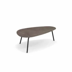 Table basse Terramare - Grande - Noir / Emperador (Outlet)