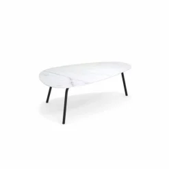 Table basse Terramare - Grande - Noir / Blanc Statuario (Outlet)