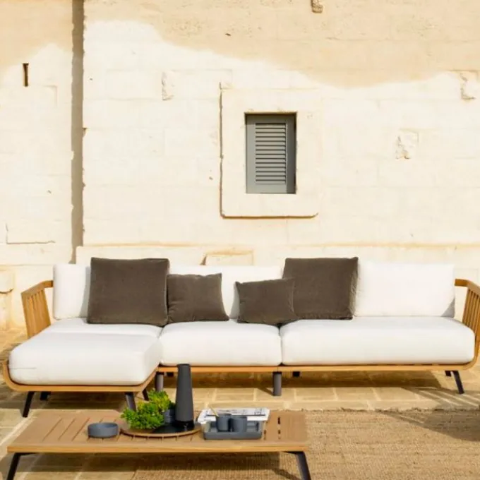 Table basse Welcome en teck