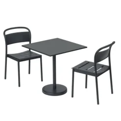 Table Carrée Linear Steel