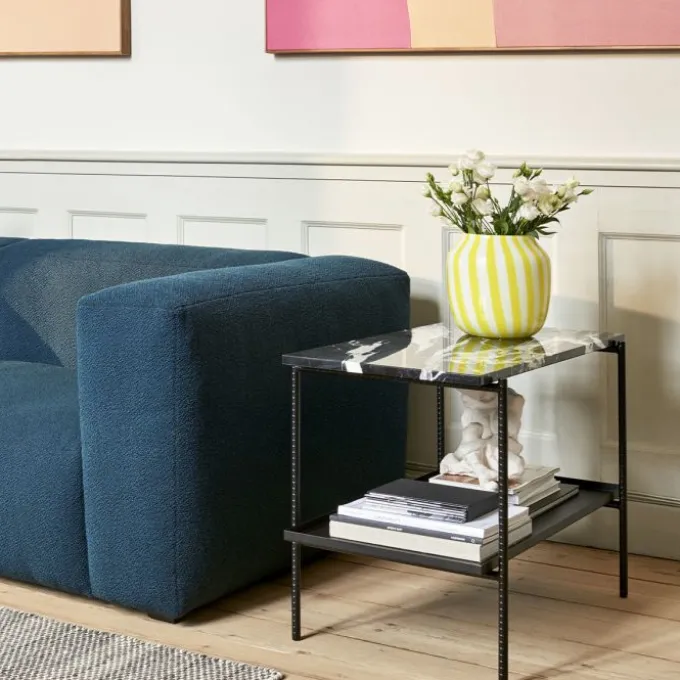Table d'appoint / Rebar Marbre rectangle