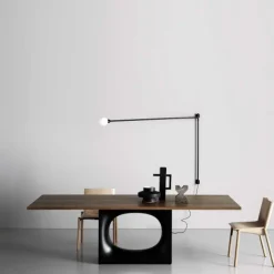 Table Holo effet Noyer