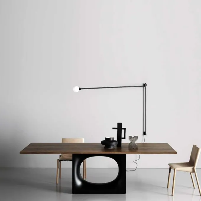 Table Holo effet Noyer