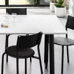 Table à Manger New Modern en Plastique Recyclé