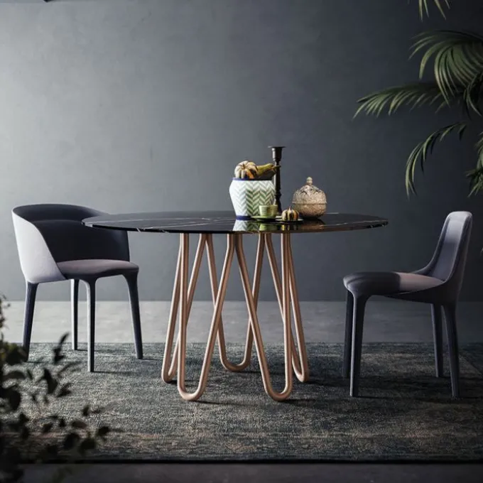 Table méduse - marbre