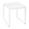 Table Mi-Hauteur Bellevie 74x80 cm - Blanc Coton (Outlet)