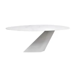 Table Ovale O mate