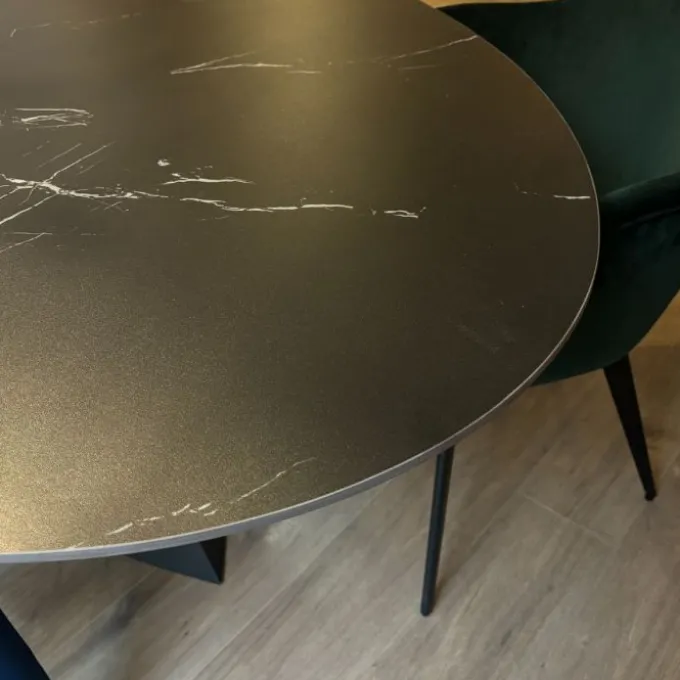 Table Ovale O mate