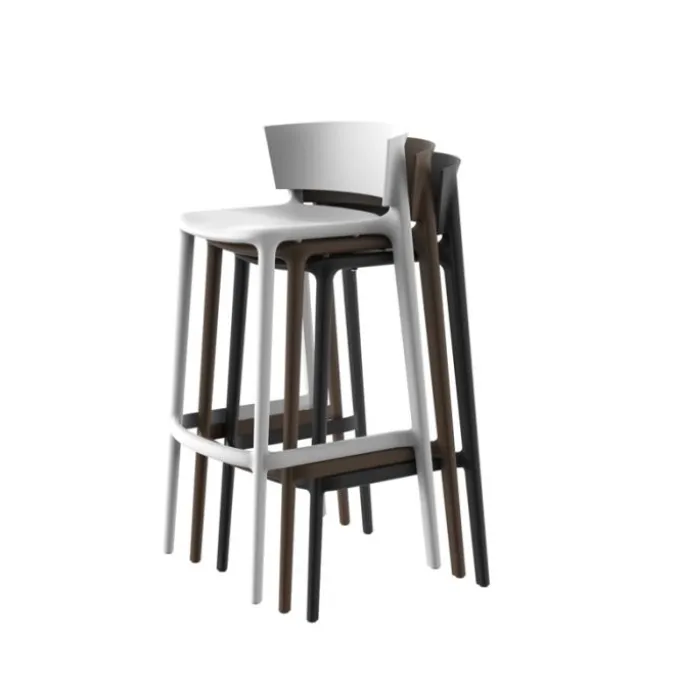 Tabouret Africa - Lot de 4