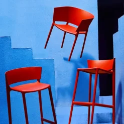 Tabouret Africa - Lot de 4