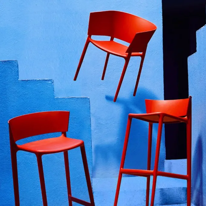 Tabouret Africa - Lot de 4
