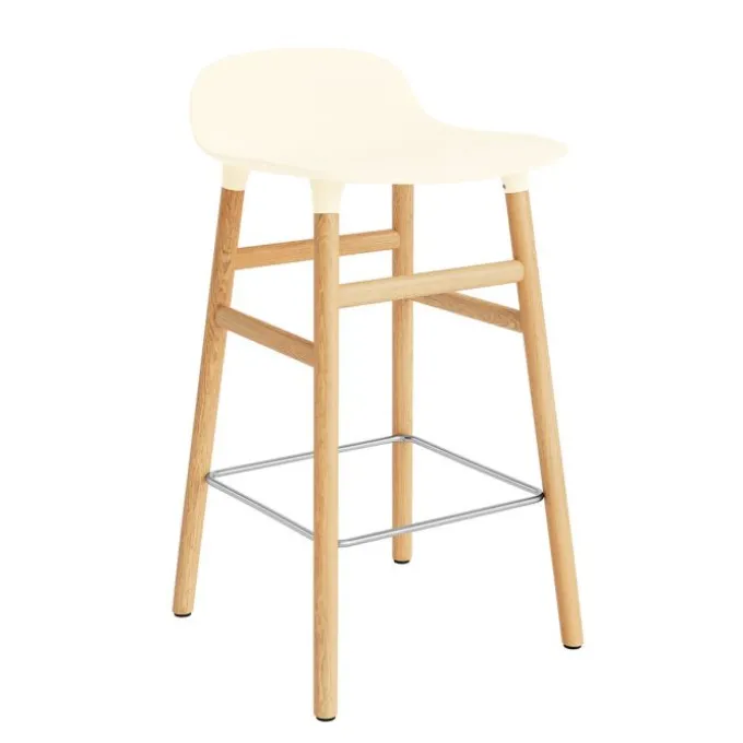 Tabouret de bar Form pieds en bois