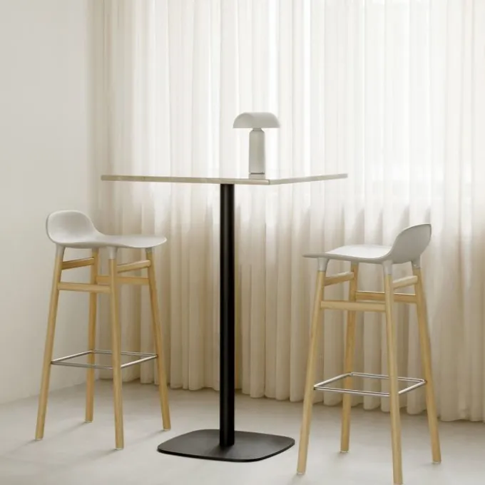 Tabouret de bar Form pieds en bois