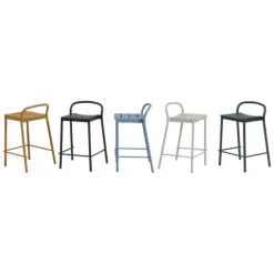 Tabouret de bar Linear Steel