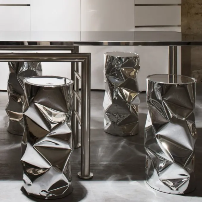Tabouret et table d'appoint Tab.U
